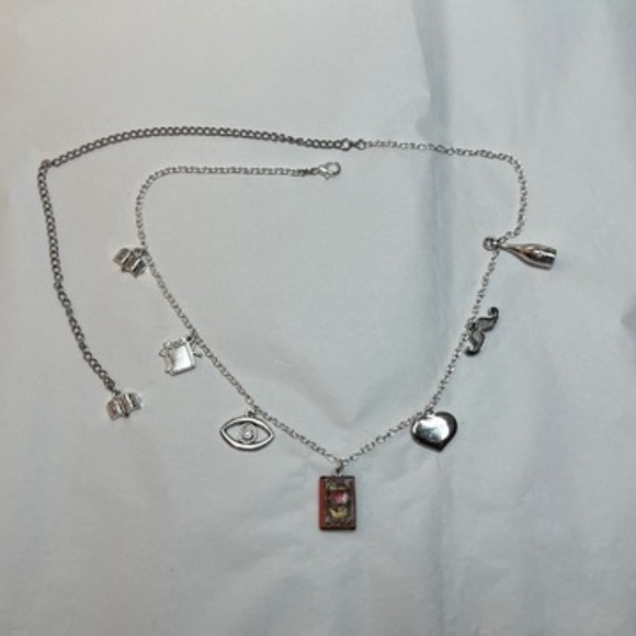 1984 by George Orwell Handmade Literature Necklace, Eye TV Mustache Book Cover - Picture 11 of 15